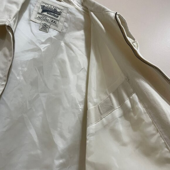 VTG JIMMY DEE COAT JACKET BY STEVE BARRY’S ORIGINAL RUGGED IVORY SZ XXL COTTON - Picture 13 of 16